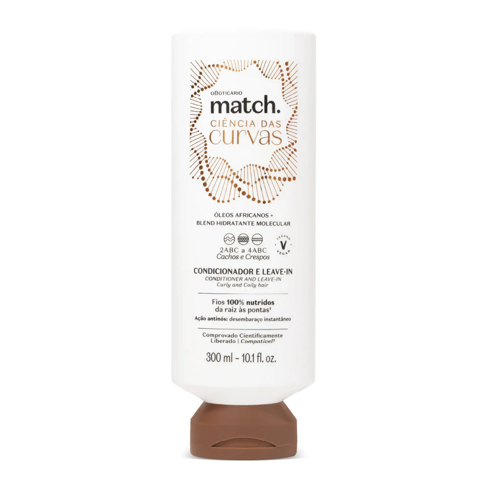 Match. | Conditioner & Leave-In Ciência das Curvas  300 ml