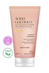 Botik - Glycolic Acid Facial Concentrate Cleanser Jelly (VEGAN)  150 g - Brazilian Body Care | Brazilian Perfum Hair Skin Care Cosmetics online - Missy Mô