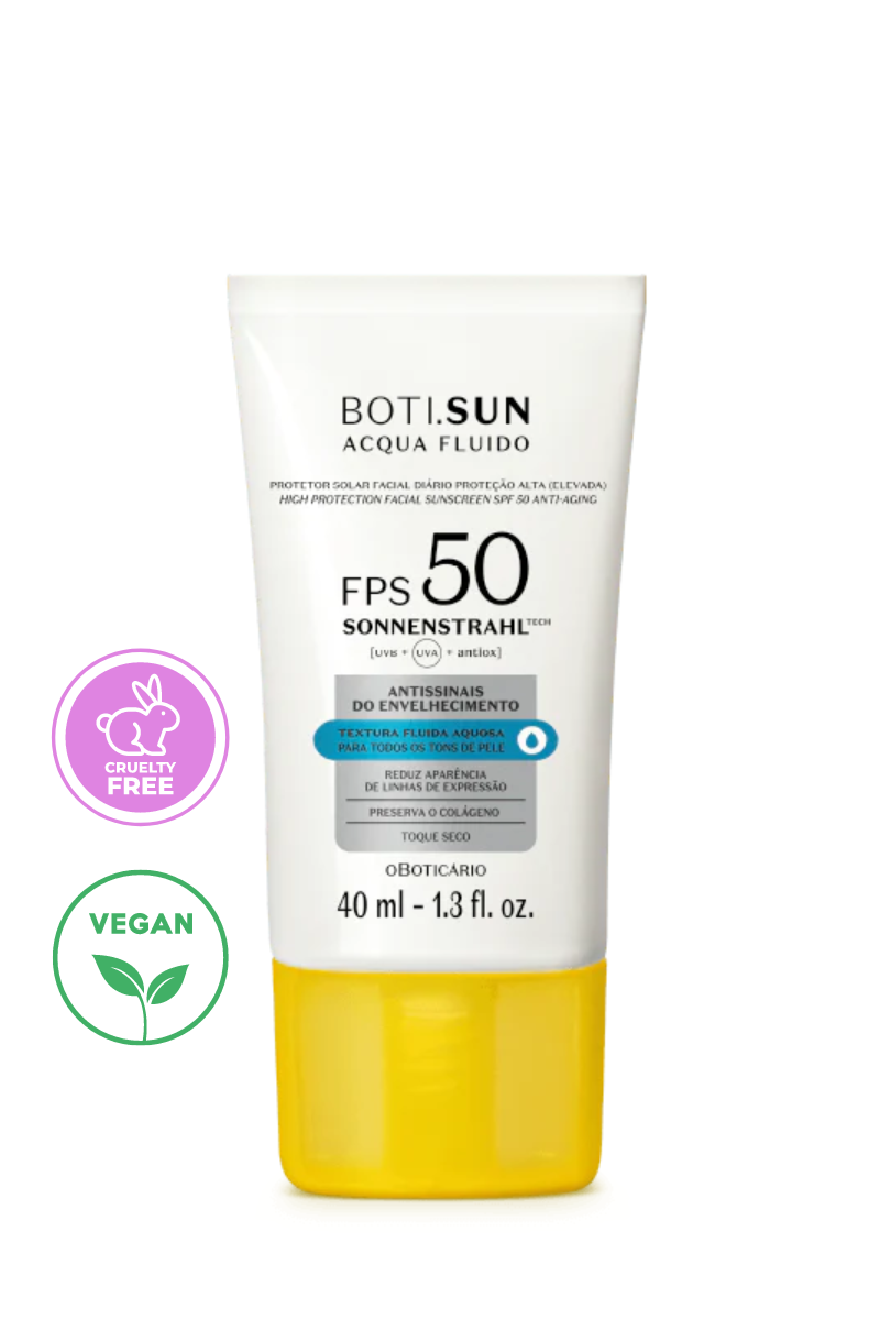 Boti.Sun Facial VEGAN Sunscreen Anti-Aging  Acqua Fluido SPF 50 40 ml
