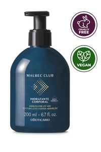 MALBEC CLUB BODYLOTION VOOR MANNEN (veganistisch) 250 ml 