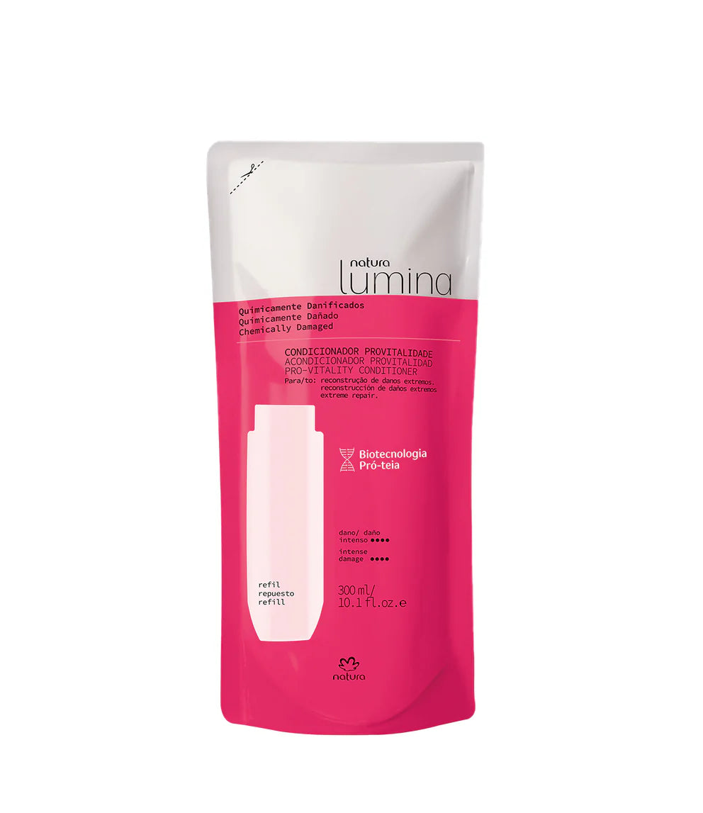 NATURA | ECO-REFILL CHEMICALLY DAMAGED HAIR - REGENERATING HAIR MASK LUMINA  250 ML