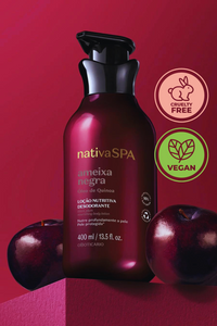 Nativa SPA Black Plum Body Lotion (Vegan) 400 ml - O Boticario - Brazilian Body Care | Brazilian Perfum Hair Skin Care Cosmetics online - Missy Mô