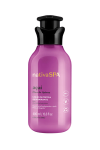 Nativa SPA AÇAÍ Body Lotion (Vegan) 400 ml - O Boticario - Brazilian Body Care | Brazilian Perfum Hair Skin Care Cosmetics online - Missy Mô