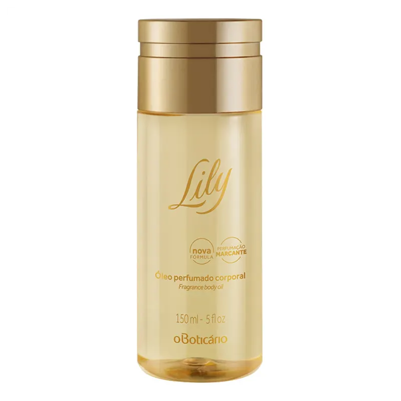 Lily Perfumed Body Oil Oleo Perfumado Vegan 150 ml O Boticário - Brazilian Body Care | Brazilian Perfum Hair Skin Care Cosmetics online - Missy Mô