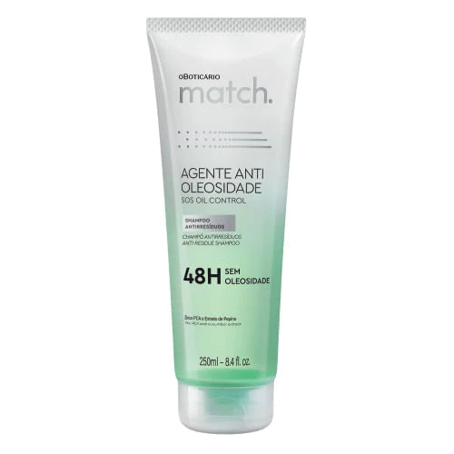 MATCH S.O.S OIL Brazilian Control Hair Conditioner 250 ml - O Boticario - Brazilian Body Care | Brazilian Perfum Hair Skin Care Cosmetics online - Missy Mô