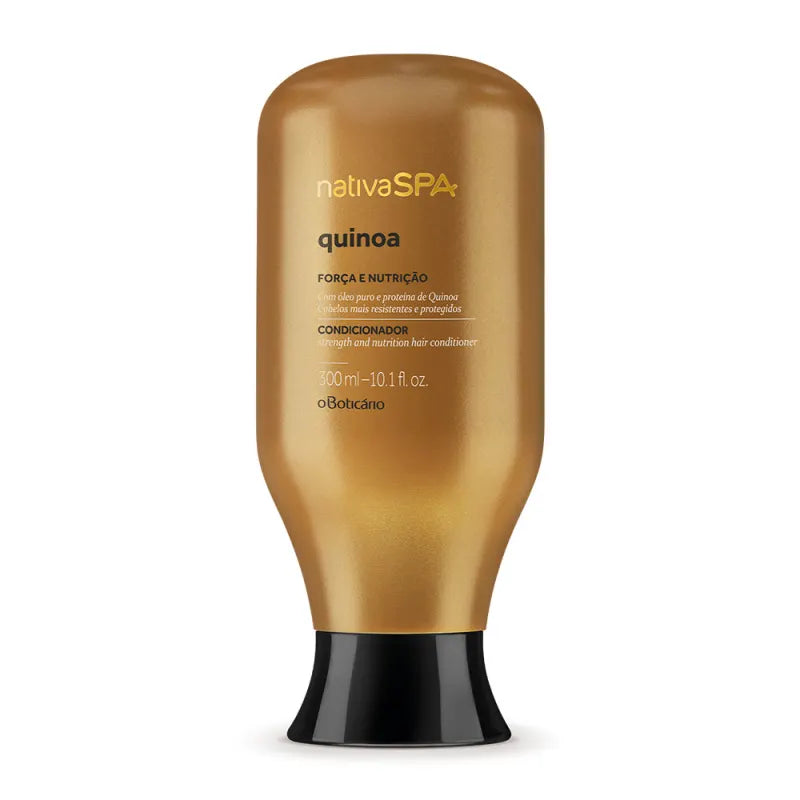 Nativa SPA Quinoa Hair Strength Força e Nutrição Conditioner (Vegan) 300 ml - O Boticario - Brazilian Body Care | Brazilian Perfum Hair Skin Care Cosmetics online - Missy Mô
