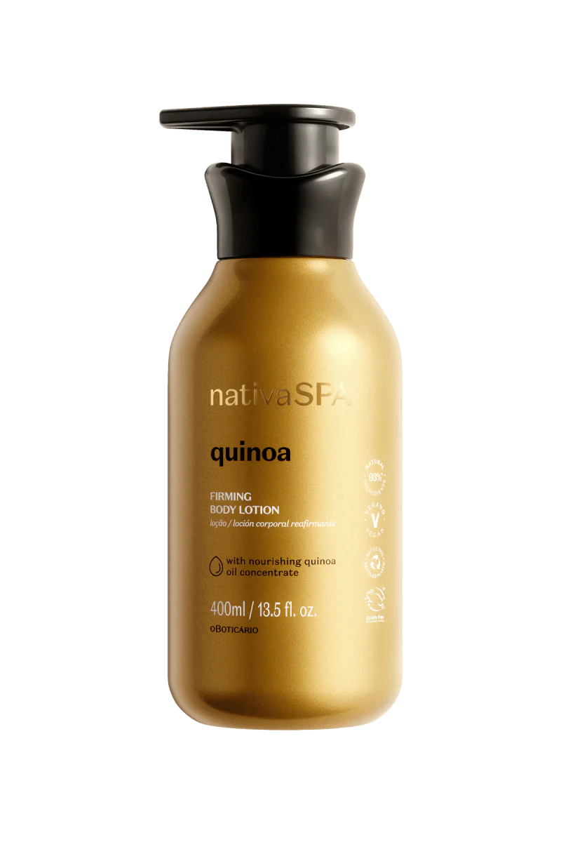 Nativa SPA QUINOA FIRMING BODY LOTION (Vegan) 400 ml - O Boticario - Brazilian Body Care | Brazilian Perfum Hair Skin Care Cosmetics online - Missy Mô